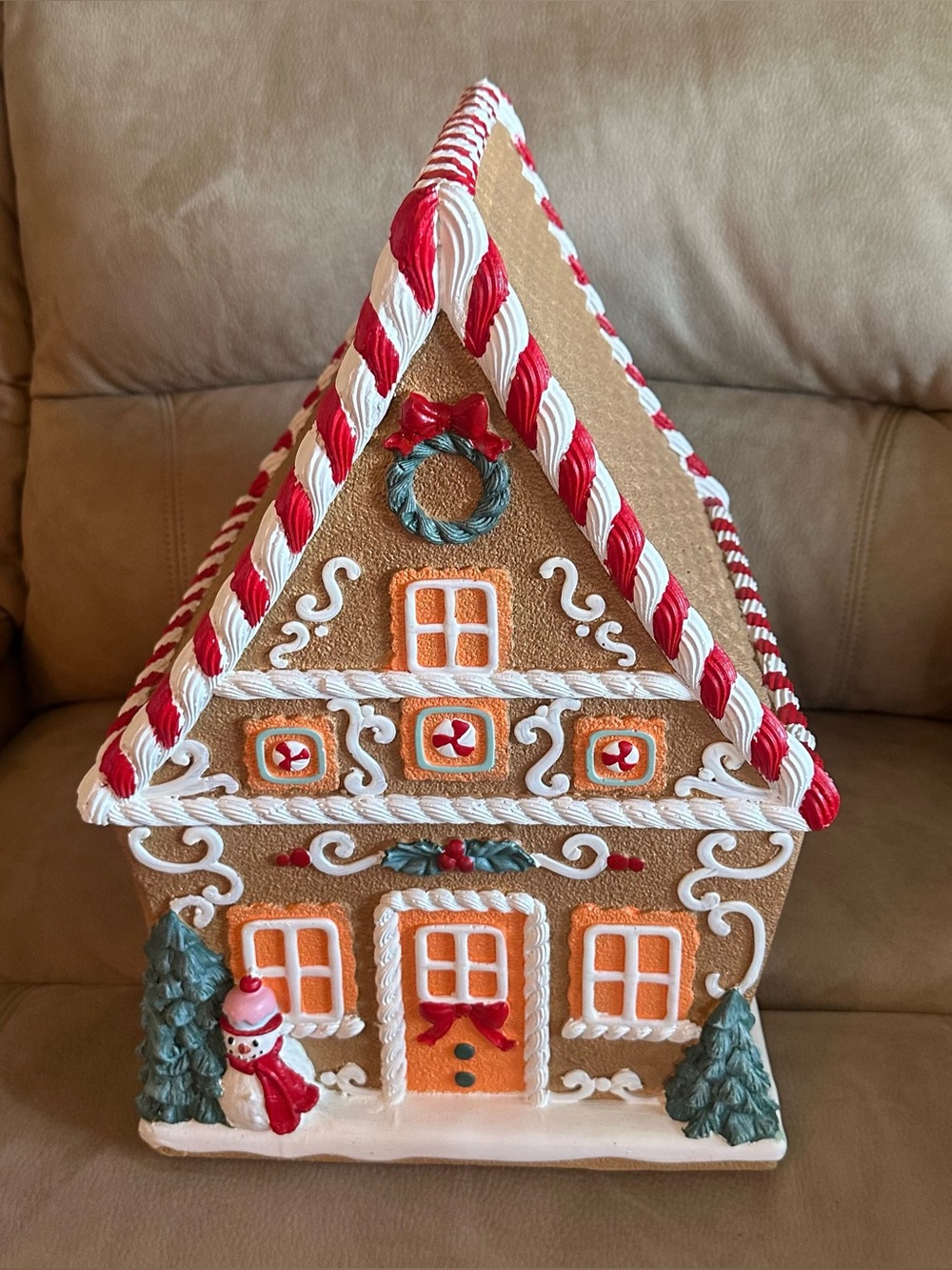 Viral HomeGoods food stools Gingerbread House Holiday 2025 New Condition Tik Tok